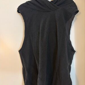 Goth hoodie vest